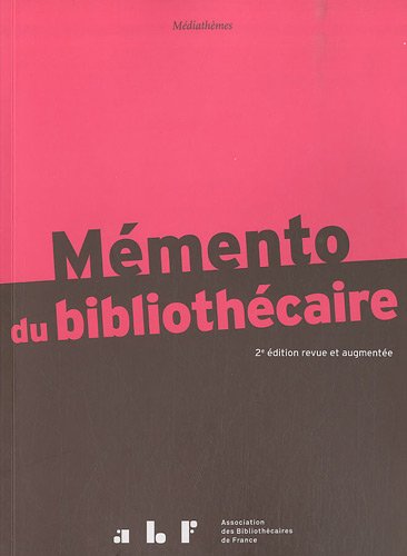 Mémento du bibliothécaire