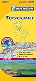 TOSCANA 11358 CARTE ' LOCAL ' ( Italie ) MICHELIN KAART (Michelin kaart - lokaal Italie (358)) (Fren by 