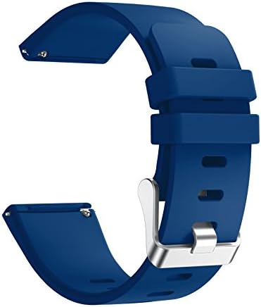 feuy For Fitbit Versa Rubber Accessory Band, Replacement Silicone Bands Strap for Fitbit Versa Smartwatch Fitness Adjustable Sport Wristbands