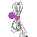 Cable Management, Eridge Multi-purpose Earbuds Cord Organizer USB Cable Winder Wrap Manager Earphone Holder Colorful Soft Silicone Wire Holder (8-Pack, Magnet-adsorption, Bookmark/Key-chain Function)