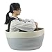 XXXL Jumbo Toys Pillows Throw Blankets Storage Solution Cotton Rope Basket Hamper with Build-in Handles