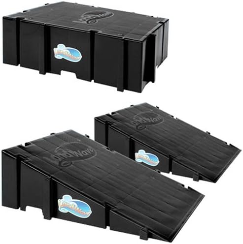 Landwave Skateboard Starter Pack, Large, Black