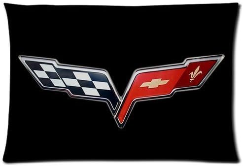 Custom Chevrolet Corvette Pattern 01 Pillowcase Cushion Cover Design Standard Size 20X30 Two Sides