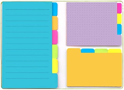 Lelady Note Appiccicose Set Di Note Adesive Blocchetti Per Appunti Autoadesivi Prioritizzazione Delle Note Adesive Con Divisore Con Codifica A Colori Verde 6 14 4 Pollici Amazon It Cancelleria E Prodotti Per Ufficio