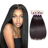 Original Queen 14 16 18 Inches Brazilian Straight Hair Bundles 8A Grade Unprocessed Human Hair Extension Mixed Lengths Natural Color