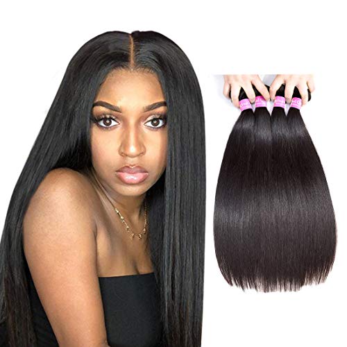 Original Queen 14 16 18 Inches Brazilian Straight Hair Bundles 8A Grade Unprocessed Human Hair Extension Mixed Lengths Natural Color