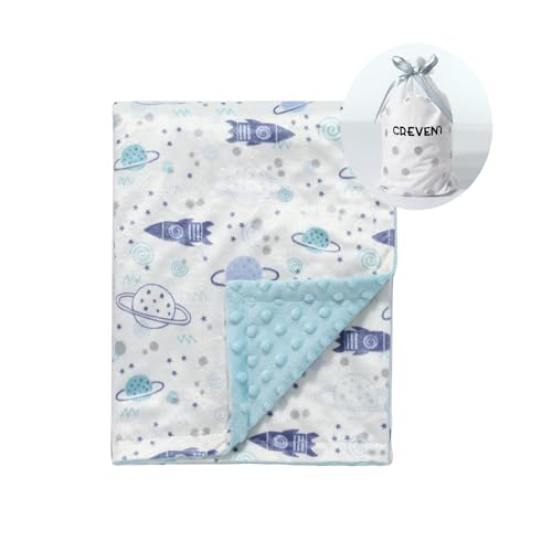 CREVENT Minky Baby Blanket