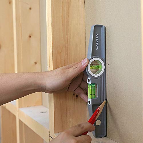 5 WORKPRO+W002900A+3+Piece+Spirit+Level