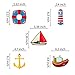 Kristin Paradise 30Ct Nautical Hanging Swirl Decorations, Ahoy Boy Birthday Ceiling Streamers, Baby Shower Theme, Sailor Party Supplies, Cruise Kids Favors, Anchor Sailboat Yacht 1st First Bday Decor