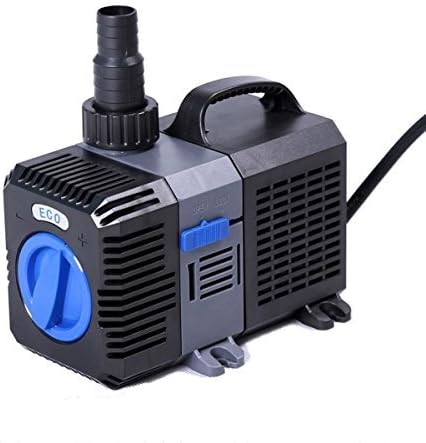 1375 GPH Pond Pump Adjustable Submersible Inline Fountain Waterfall Koi Filter