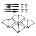 Force1 F100 & F100 Ghost Drone Parts Crash Pack - Propellers, Prop Guards & Landing Gear - Spare Parts Kit Also Compatible w/ MJX B3 Bugs 3 Quadcopter
