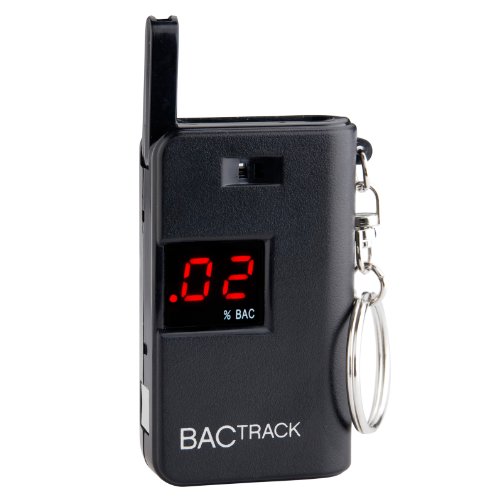 BACtrack Keychain Breathalyzer Portable Keyring Breath Alcohol Tester, Black image
