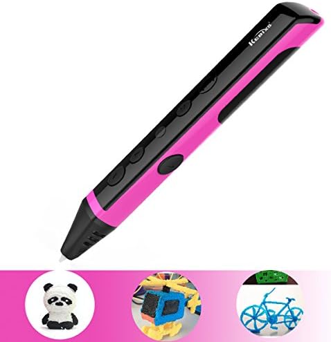 3d Printing Pen Doodler Drawing Create Arts Modeling Crafts Pencil With Voice System,Gifts and Toys for Kids And Adults (Plum)