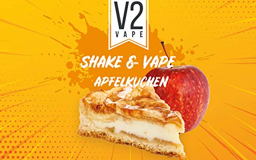 V2 Vape Shake and Vape Apfelkuchen | 20ml hochdosiertes Aroma-Konzentrat zum mischen mit Base für E-Liquid | Longfill… – Bild 5