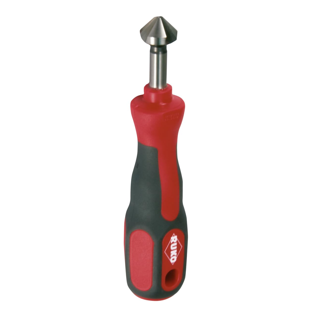 Ruko HSS Hand Deburrer with Countersinker, Bright Finish, 12.4mm Diameter, R102143