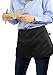 Mato & Hash Double sided 3 Pocket Waist Apron with Pen Holder | Waterproof Apron for Severs, Bartenders, Cooking, Crafts Single