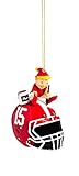 Team Sports America NCAA Helmet Elf Ornament