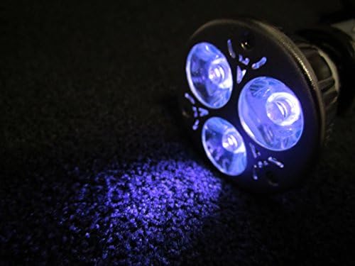 10 Pack 3 Watt UV Ultraviolet LED Light Bulb 385nm Standard Screw-in Base E27 Spotlight Great for Halloween Lighting! 10 PACK