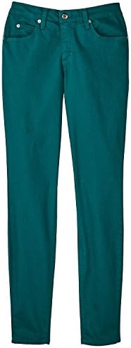 IMPULSE CALIFORNIA Women's Straight Leg Stretch Jeans With High Waisted Support - Teal - Size 8