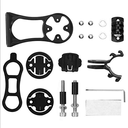 Together-life Out Front Combo Bicycle Computer Mount Adjustable Bike Stem Extension Holder Handlebar Mount for GPS Cycling | Gopro Sports Camera | Garmin Edge