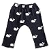 Lovely Baby Boys Girls Cartoon Whales Print Pants