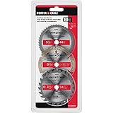 PORTER-CABLE 3 Pk Circular Saw Blades 3-1/2-in Circular Saw Blade Set
