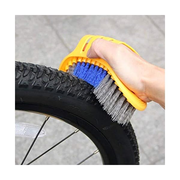 Acacia 7pcs Bike Bicycle Cleaning Tools Kit, Bicycle Clean Brush Set