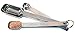 Heavy Duty Accurate Narrow Stainless Steel Measuring Spoons, 6 piece set, Chef Quality and Commercial Durability