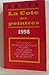 La cote des peintres : Edition 1998 by 