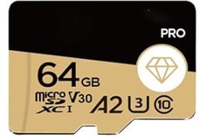64GB microSDXC Card, Read Speed Up to 130MB/s,Write 60MB/s, 1-Pack