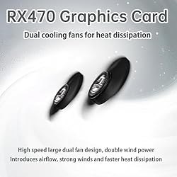 SOYO AMD Radeon RX470 Graphics Card, 4GB GDDR5 256