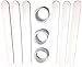 TheAwristocrat 9 White Silicone Slap Bracelets - Soft & Safe for Kids Boys & Girls Party Favors - Durable