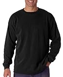 Comfort Colors Ringspun Garment-Dyed Long-Sleeve T-Shirt (C6014)- BLACK, M