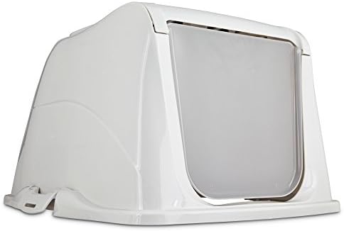 Petco Brand - So Phresh Flip Top Cat Litter Box Hood in White, Large, Teal