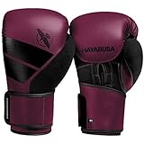 Hayabusa S4 Boxing Gloves & Hand Wraps Kit - Wine, 10oz
