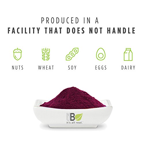 Nubeleaf Blueberry Powder - Non-GMO, Gluten-Free, Raw, Organic, Vegan Source of Essential Vitamins & Minerals - Single-Ingredient Nutrient Rich Superfood for Cooking, Baking, Smoothies (6oz) - Thumbnail 4