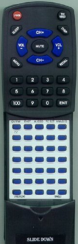 SANSUI Replacement Remote Control for DTV2760A, DFTV200, DFTV275A, 076E0NJ040, DTV1900