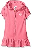Pink Platinum Toddler Girls' Hooded Terry Swim Cover up, Knockout Pink, 3T