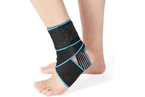 KTSAY Ankle Support Brace, One Size Fits Most (Blue)