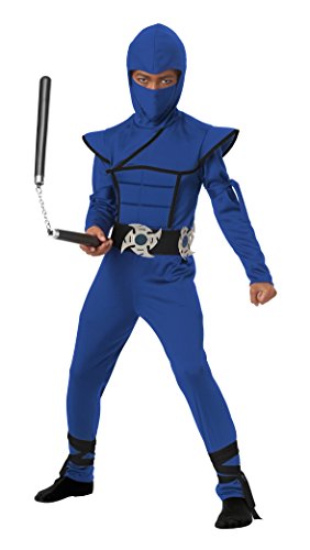 California Costumes Stealth Ninja Child Costume (Blue), Medium