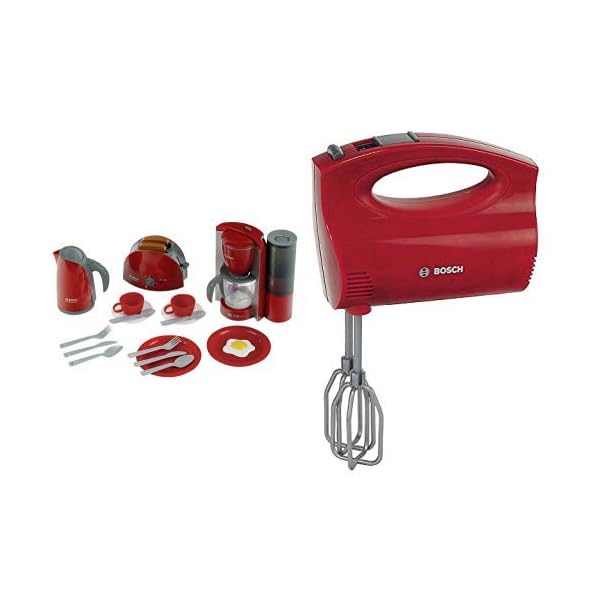 Theo Klein 9564 - Bosch Küchenset groß, Spielzeug & Klein 9574 - Bosch Handmixer, Spielzeug