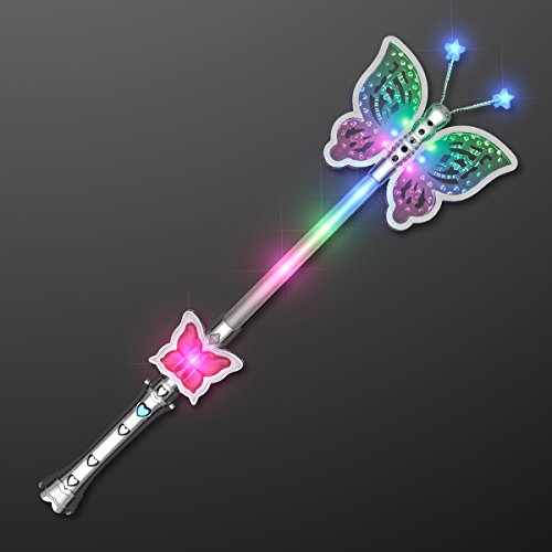Light Up LED Pretty Butterfly Wand