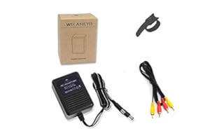 WICAREYO AC Power Adapter Wall Charger Power Supply with AV cable for NES -US Version
