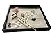 Healing Crystal Zen Garden with White Sand and Bamboo Rake