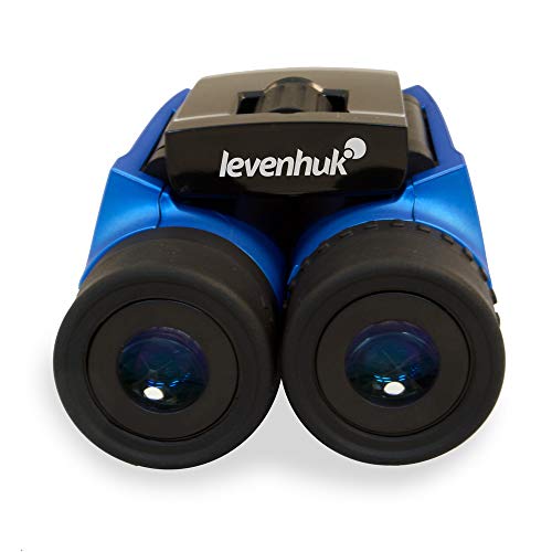 Levenhuk Rainbow 8x25 Blue Wave Binoculars for Traveling, Hiking, Bird Watching, Theater and Sport Events, Ideal for Kids and Adults (Ultra Lightweight - 9.88 oz)