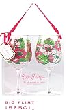 Lilly Pulitzer Acrylic Wine Glasses - Big Flirt - 2 count