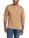 Key Industries Men's Big and Tall Long Sleeve Heavyweight 3-Button Pocket Henley