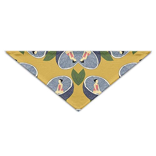 Eieskpo Swmming Girl Pet Dog Cats and Baby Puppies Triangle Neckerchief Bibs Head Scarfs Accessories Neckerchief Bandana