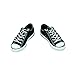 MonkeyJack 1/6 Female Casual Canvas Shoes for 12in. Hot Toys Phicen Kumik Figure Black