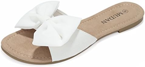 Mu Dan Women's Floral Flat Sandals